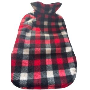 Good‎ 2 Go Dog Reversible Fleece Coat Jacket M/L Classic Red Blacl White Check